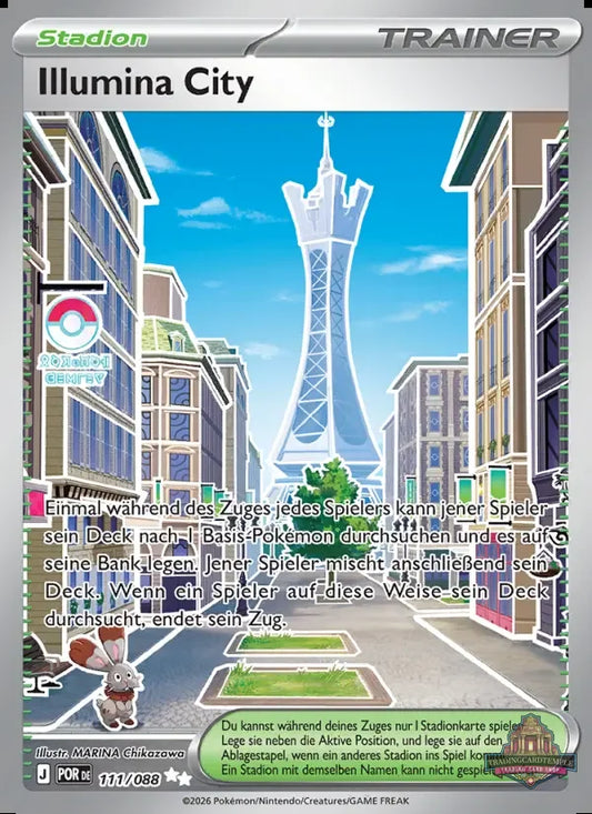 Sammelkarten Pokemon Illumina City 111/088
