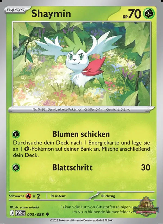 Sammelkarten Pokemon Shaymin 003/088