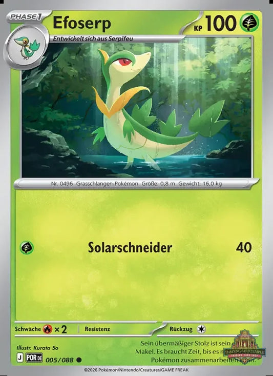 Sammelkarten Pokemon Efoserp 005/088 Reverse Holo