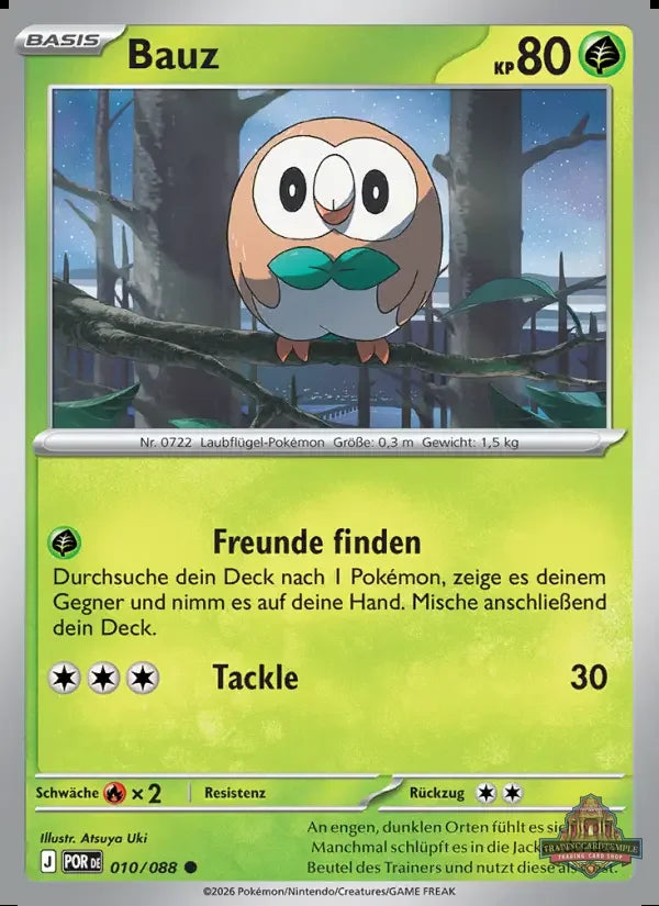Sammelkarten Pokemon Bauz 010/088 Reverse Holo 