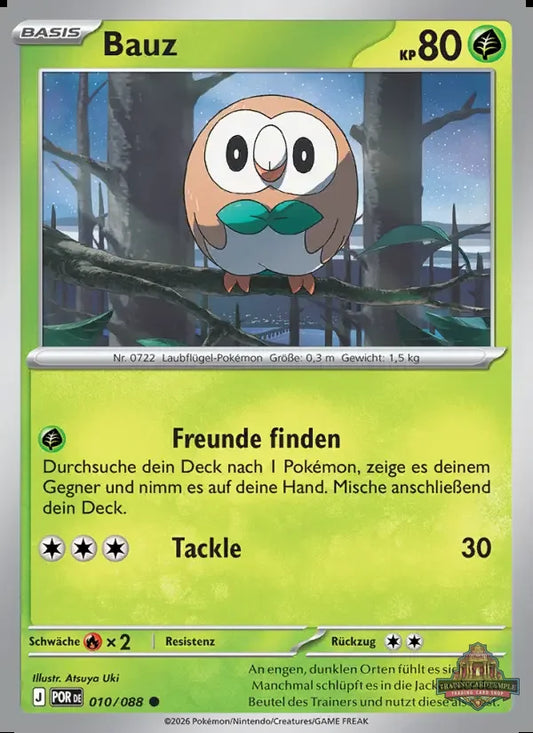 Sammelkarten Pokemon Bauz 010/088 Reverse Holo 