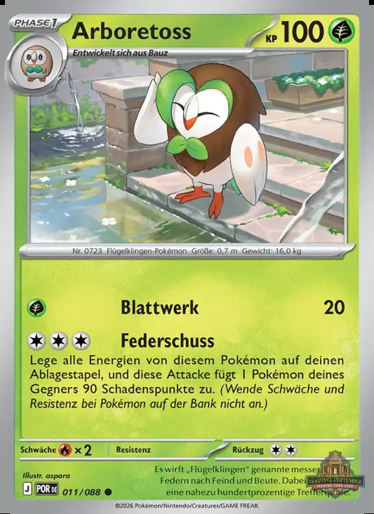 Sammelkarten Pokemon Arboretoss 011/088