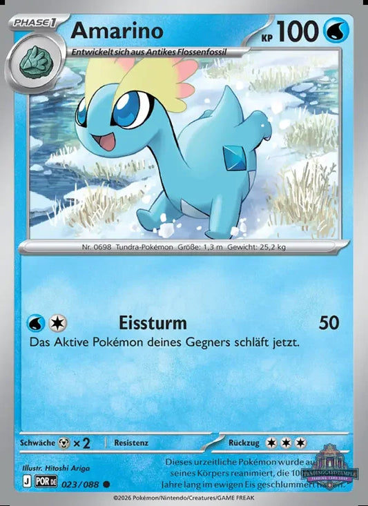 Sammelkarten Pokemon Amarino 023/088 Reverse Holo