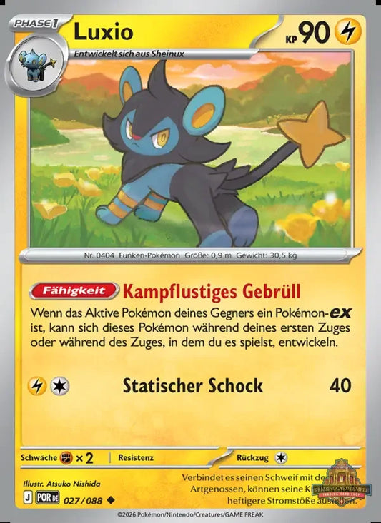 Sammelkarten Pokemon Luxio 027/088 Reverse Holo