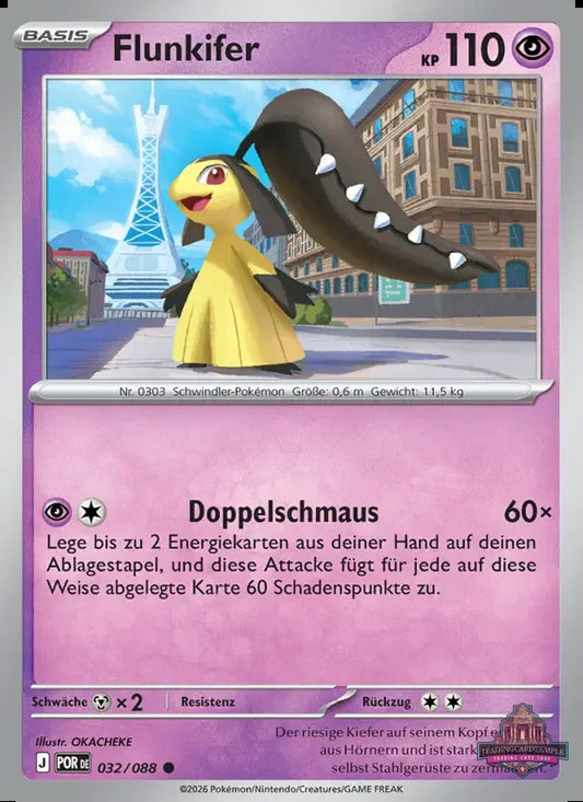 Sammelkarten Pokemon Flunkifer 032/088 Reverse Holo