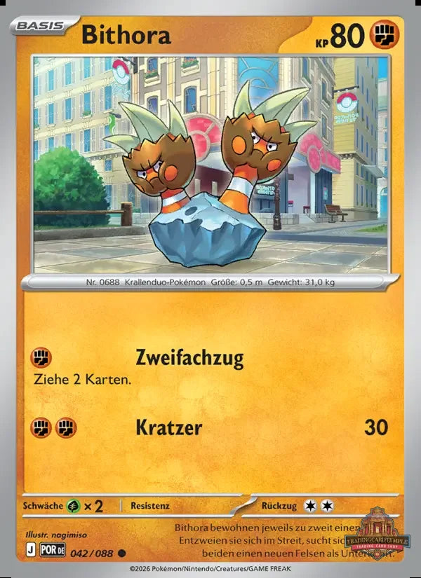 Sammelkarten Pokemon Bithora 042/088