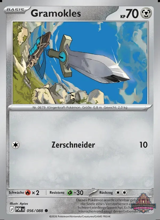 Sammelkarten Pokemon Gramokles 056/088 Reverse Holo