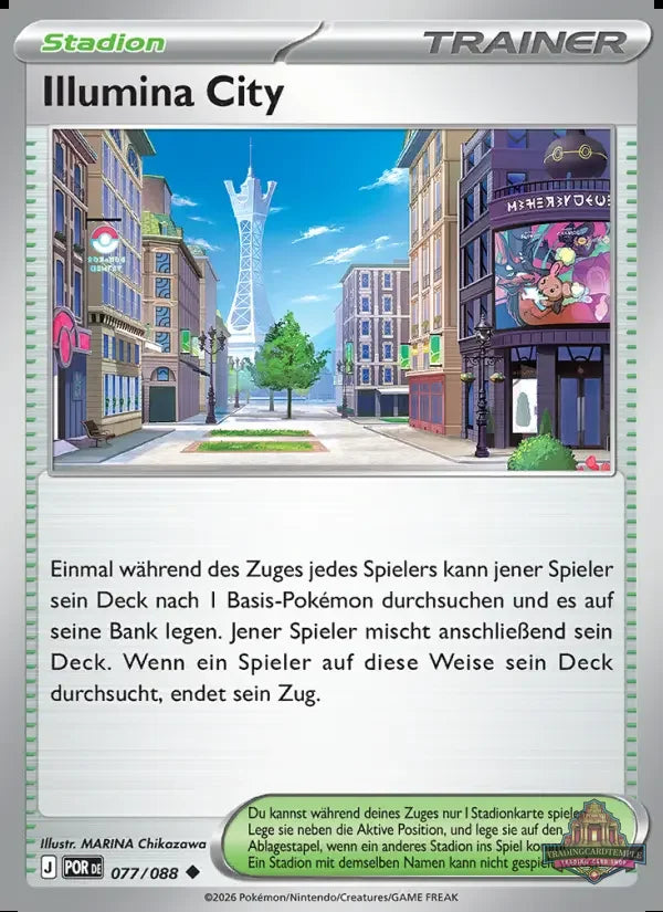 Sammelkarten Pokemon Illumina City 077/088 