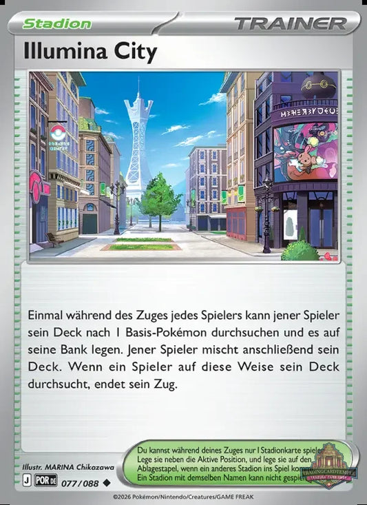 Sammelkarten Pokemon Illumina City 077/088 