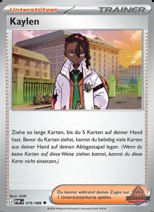 Sammelkarten Pokemon Kaylen 079/088 Reverse Holo