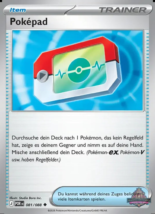 Sammelkarten Pokemon Poképad 081/088 Reverse Holo