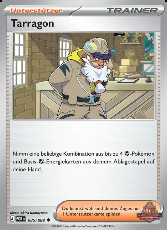 Sammelkarten Pokemon Tarragon 085/088 Reverse Holo 