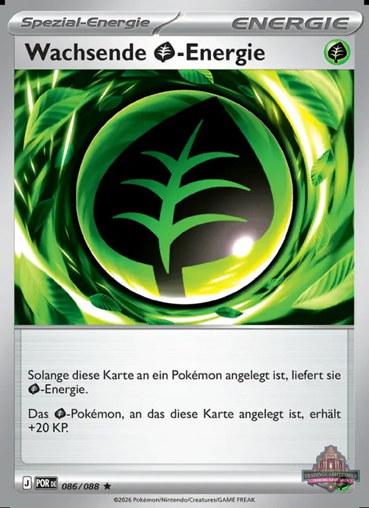 Sammelkarten Pokemon Wachsende Pflanzen-Energie 086/088 Holo