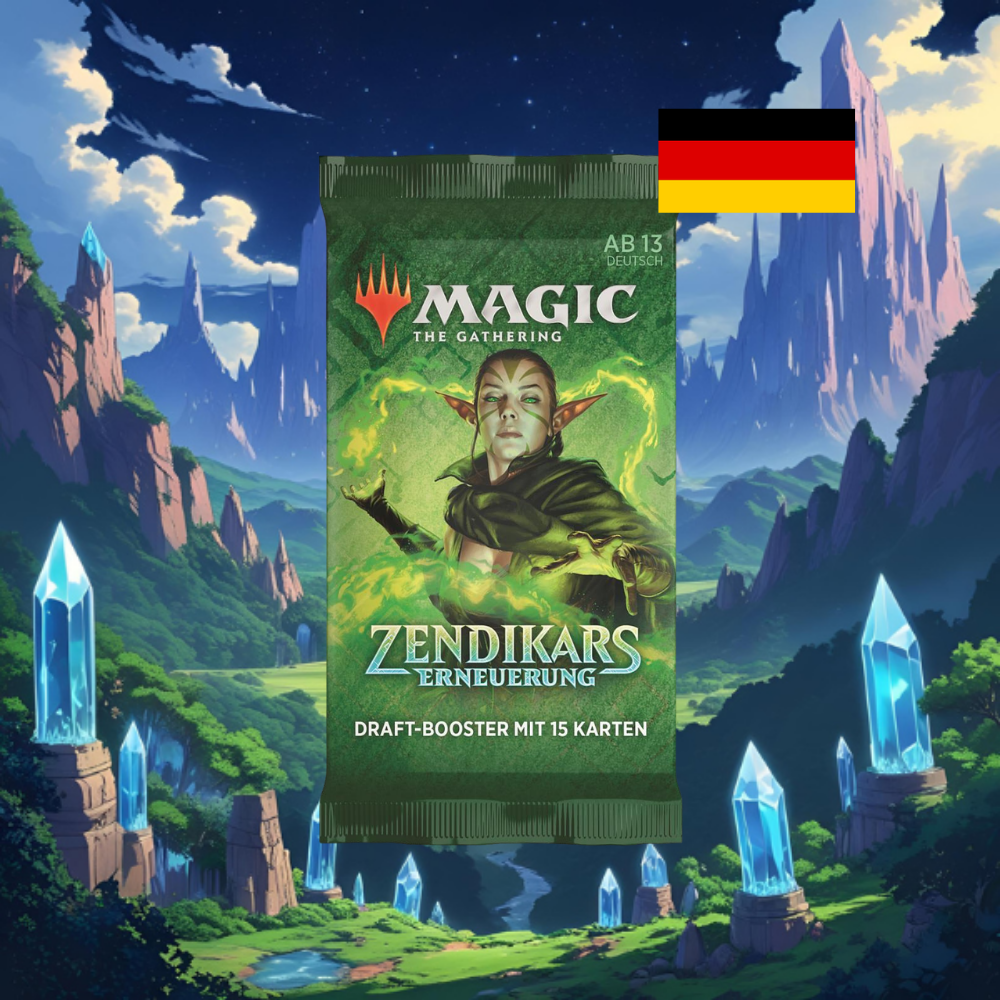 MTG  Zendikars Erneuerung Draft-Booster Deutsch