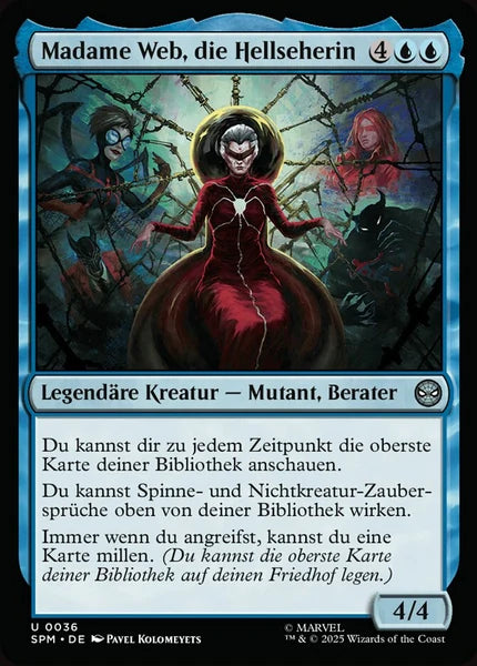 Sammelkarten MTG Madame Web, die Hellseherin SPM #36 (DEU)