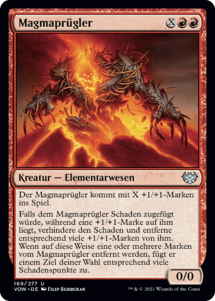 Sammelkarten MTG Magmaprügler VOW 169