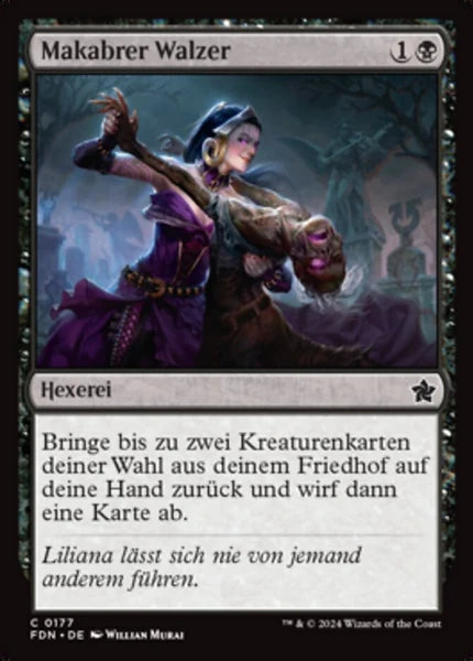 Sammelkarten MTG Makabrer Walzer FDN #177 (DEU)