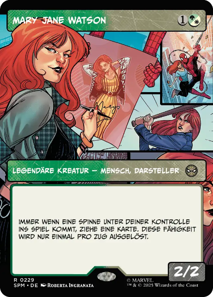 Sammelkarten MTG Mary Jane Watson SPM #229