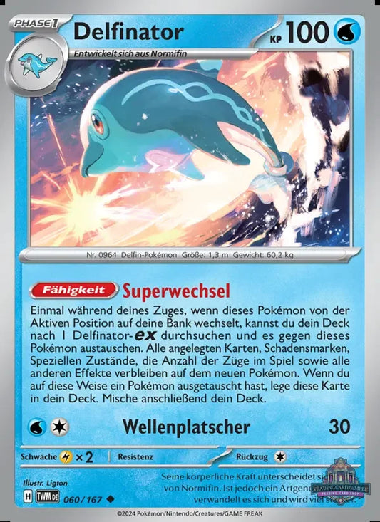 Sammelkarten Pokemon Delfinator 060/167 Holo