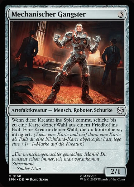 Sammelkarten MTG Mechanischer Gangster SPM #168 (DEU)