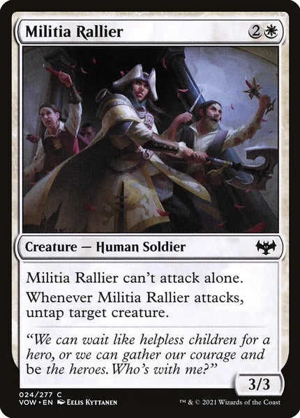Sammelkarten MTG Militia Rallier VOW #24 (ENG)