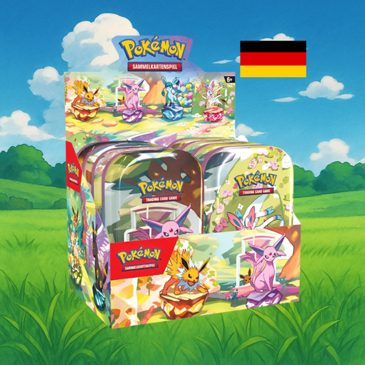 Mini Tin Display Prismatische Entwicklung in Deutsch