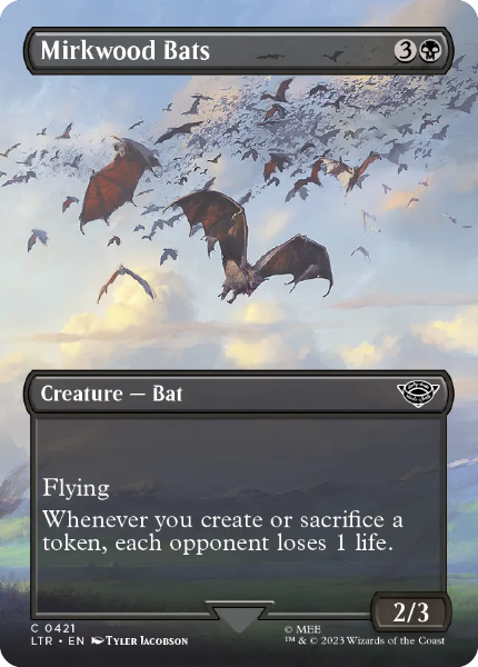 Sammelkarten MTG Mirkwood Bats LTR #421