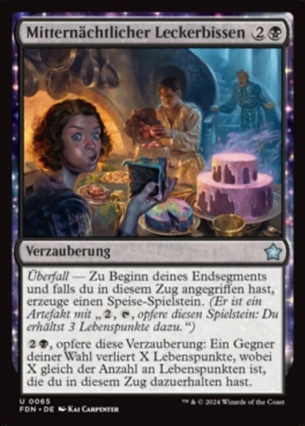 Sammelkarten MTG Mitternächtlicher Leckerbissen FDN #65 (DEU)