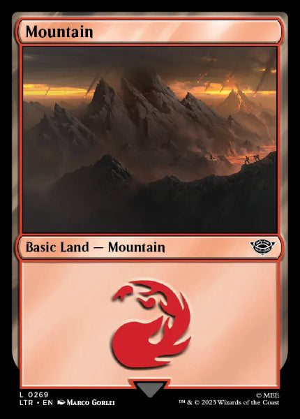 Sammelkarten MTG Mountain LTR #269 Foil