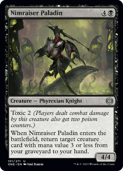 Sammelkarten MTG Nimraiser Paladin ONE #101