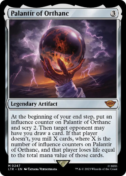 Sammelkaten MTG Palantír of Orthanc LTR #247 