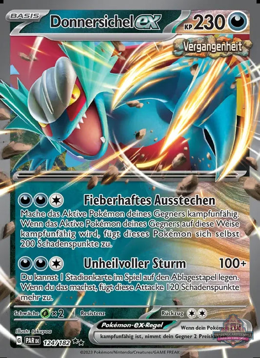 Sammelkarten Pokemon Donnersichel ex 124/182