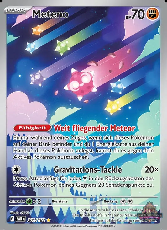 Sammelkarten Pokemon Meteno 201/182 Foil 