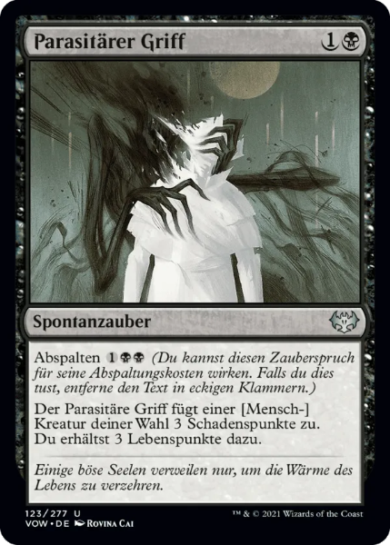 Sammelkarten MTGParasitärer Griff VOW 123