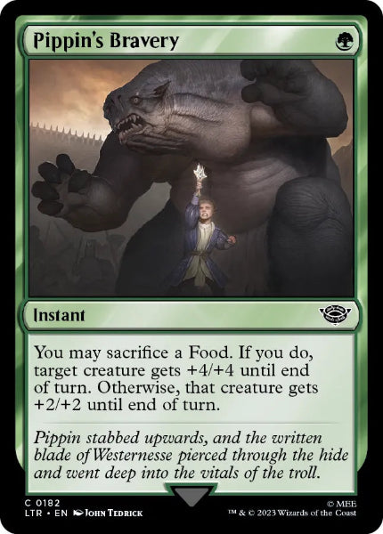 Sammelkarten MTG Pippin´s Bravery LTR #182 Foil