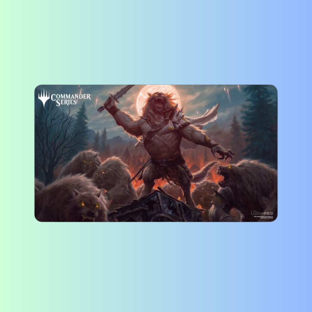 Magic The Gathering Spielmatte - Double Sided Playmat Tovolar 61x34 TradingCard Temple