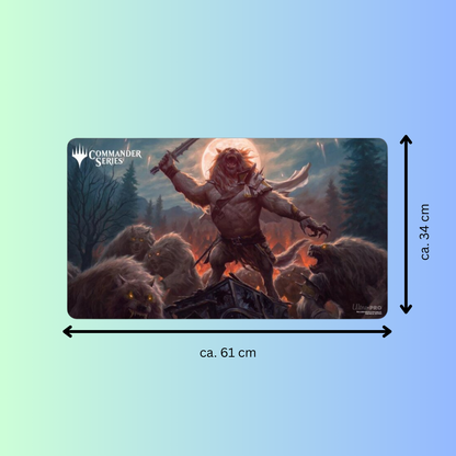 Magic The Gathering Spielmatte - Double Sided Playmat Tovolar 61x34 TradingCard Temple