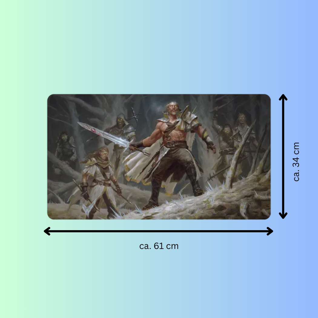 Magic The Gathering Spielmatte - Double Sided Playmat Tovolar 61x34 TradingCard Temple