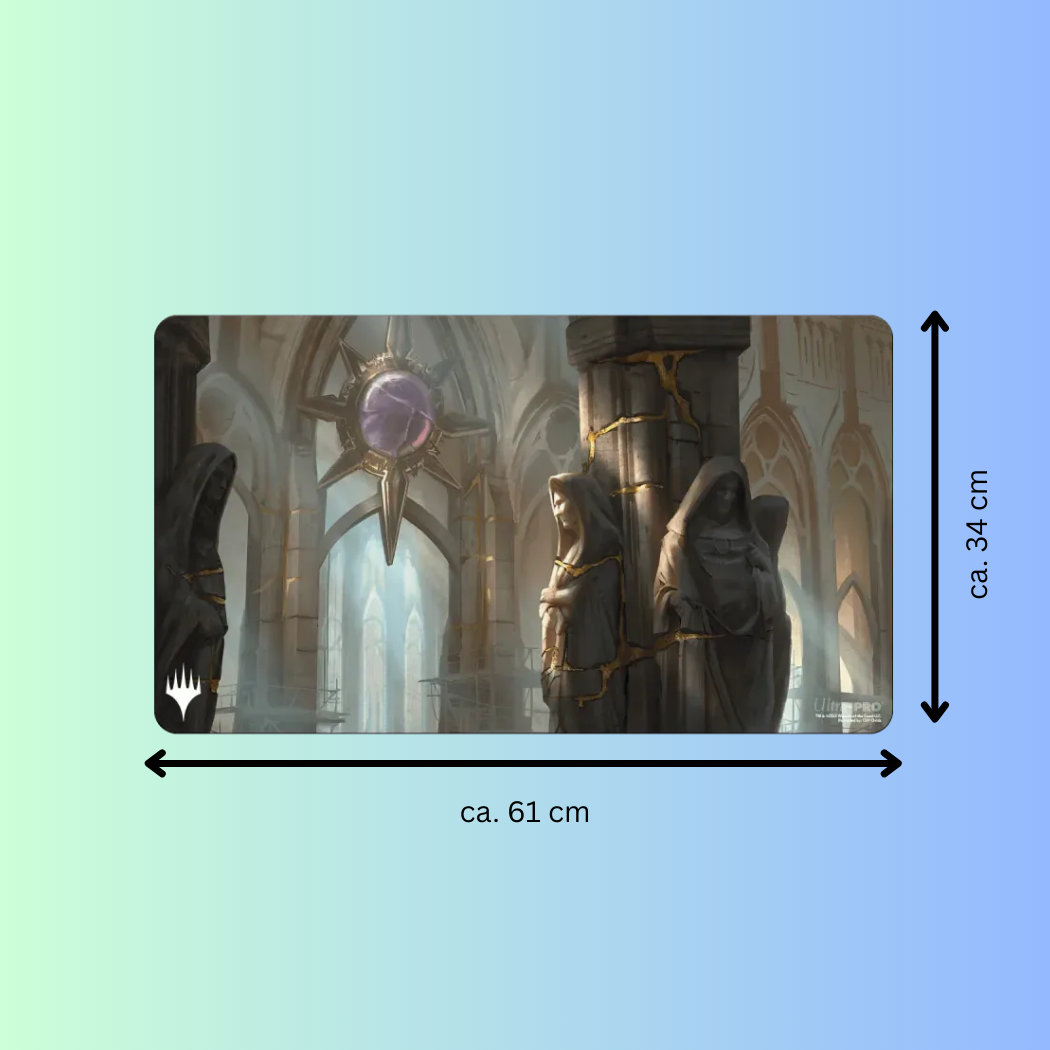 Magic The Gathering Spielmatte Ravnica Orzhov Syndicate 61x34 TradingCard Temple