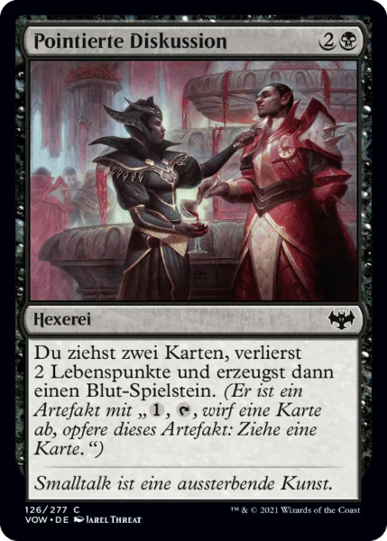 Sammelkarten MTG Pointierte Diskussion VOW 126