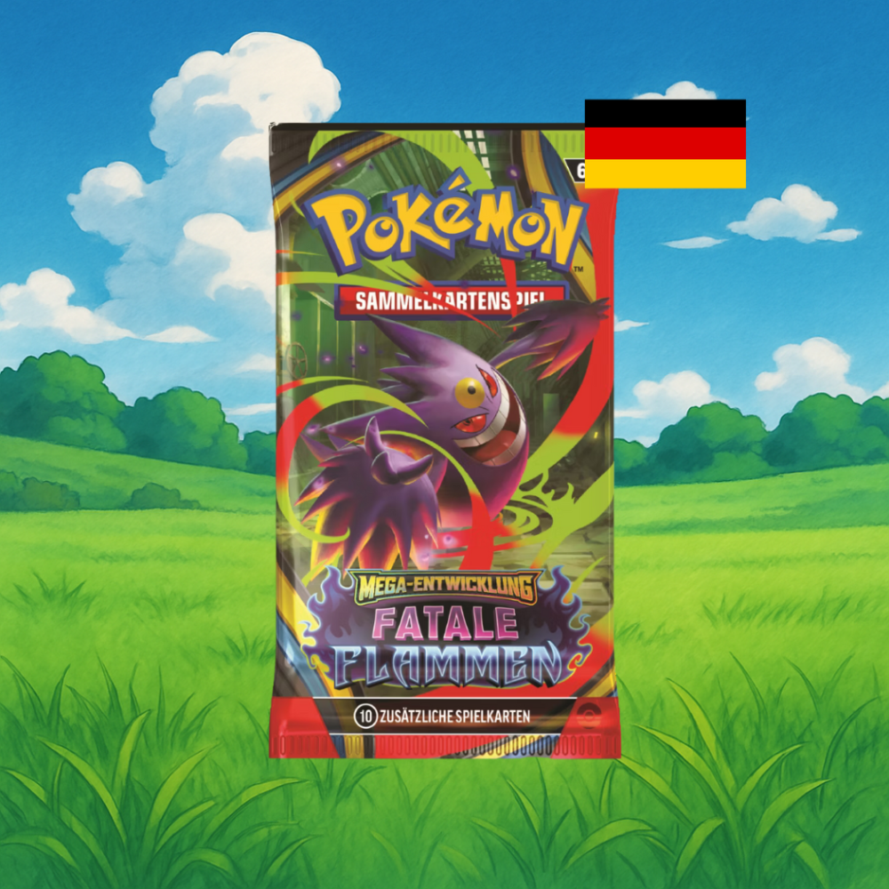 Pokemon Fatale Flammen Booster Deutsch TradingCard Temple