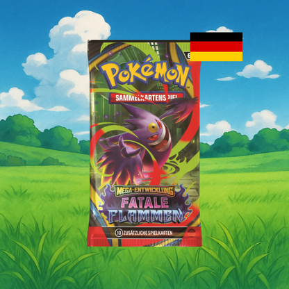 Pokemon Fatale Flammen Booster Deutsch TradingCard Temple