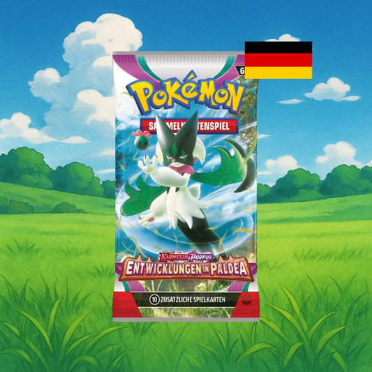 Pokemon Karmesin & Purpur Entwicklungen in Paldea Booster deutsch