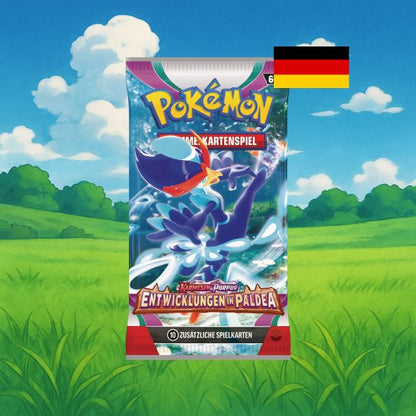 Pokemon Karmesin & Purpur Entwicklungen in Paldea Booster deutsch 