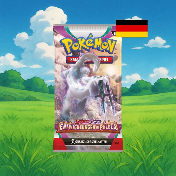 Pokemon Karmesin & Purpur Entwicklungen in Paldea Booster deutsch