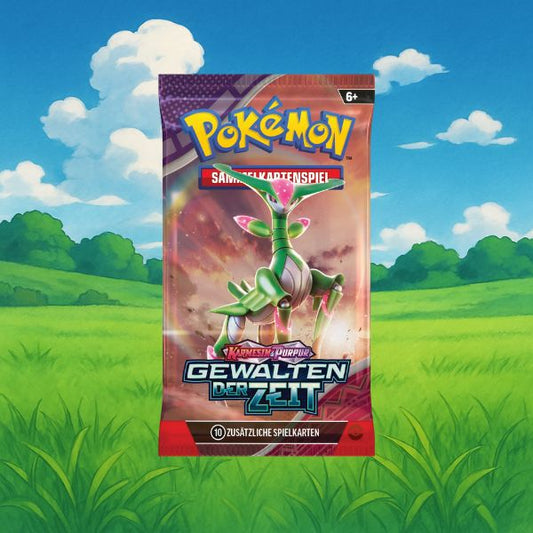 Pokemon Karmesin & Purpur Gewalten der Zeit Booster