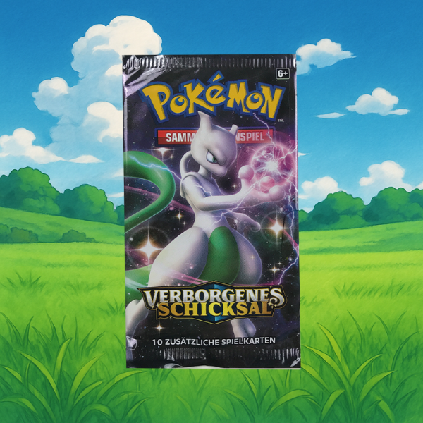 Pokemon Sonne & Mond Verborgenes Schicksal Booster Mewtu