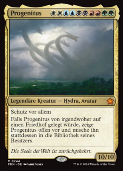 Sammelkarten MTG Progenitus FDN #244 (DEU)