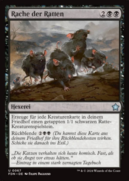 Sammelkarten MTG Rache der Ratten FDN #67 (DEU)