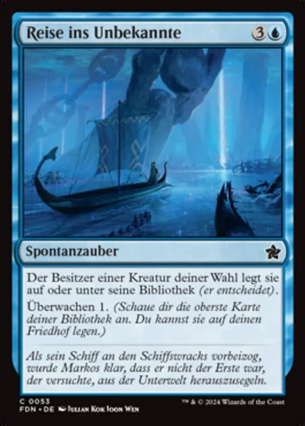 Sammelkarten MTG Reise ins Unbekannte FDN #53 (DEU)